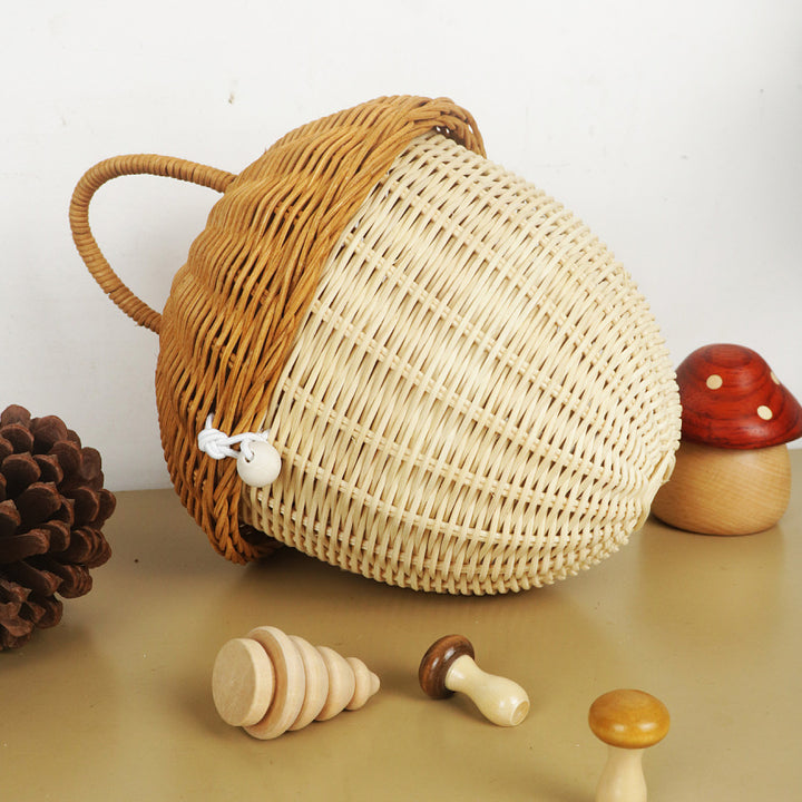 Storage basket with lid Kalsten