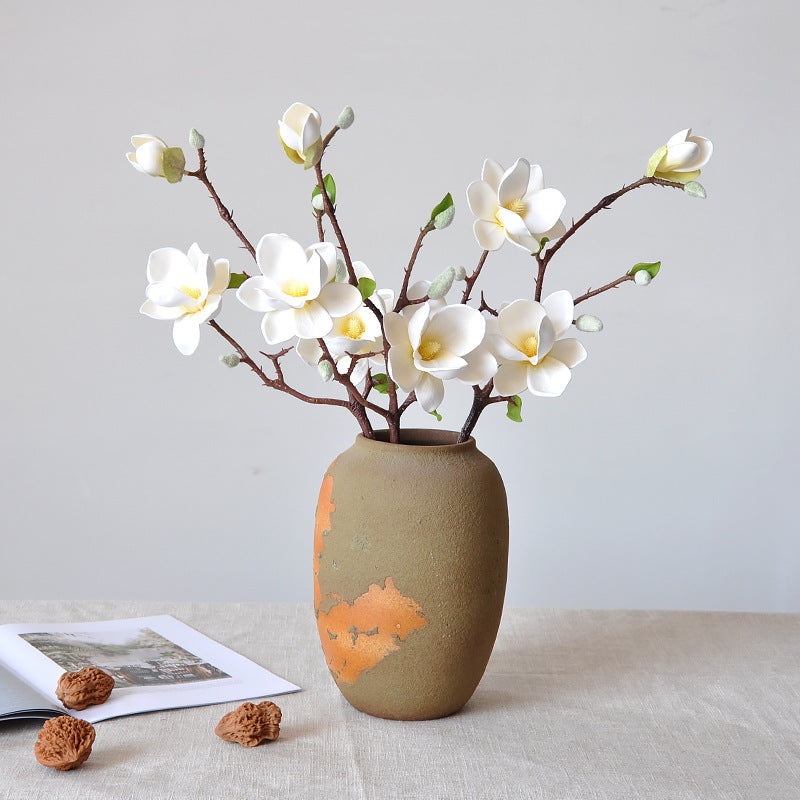 Magnificent Silk Magnolia Flower Stem
