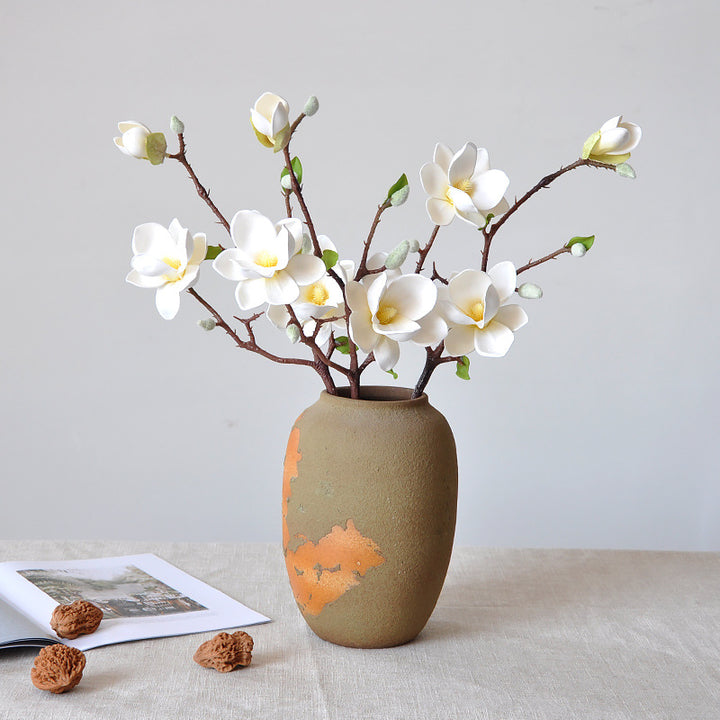 Magnificent Silk Magnolia Flower Stem