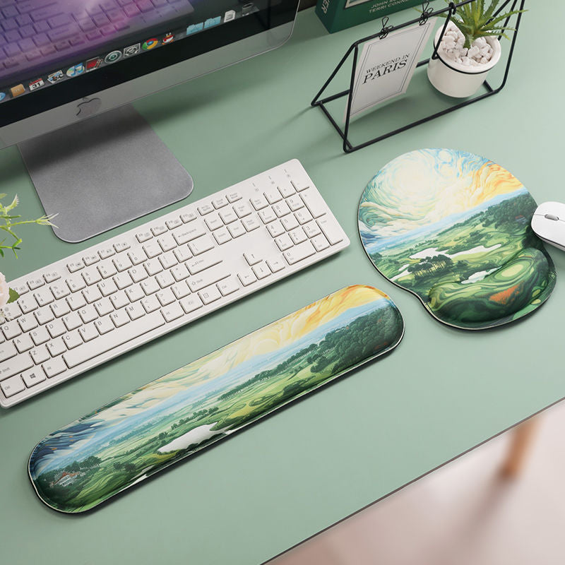 Artistic Landscape Design Mouse Pad