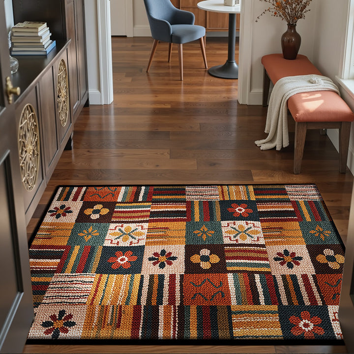 Bohemian Geometric Area Rug Kalsten
