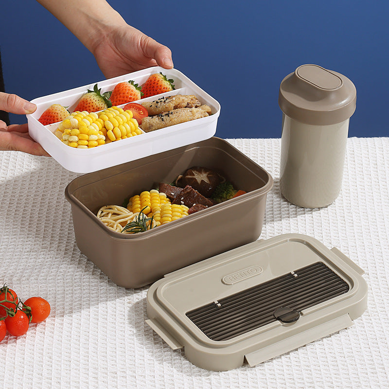 Premium Two-Section Bento Box
