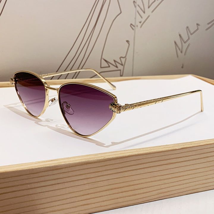 Ladies Designer Sunglasses with Chic Cat Eye Design and Luxurious Frame Kalsten