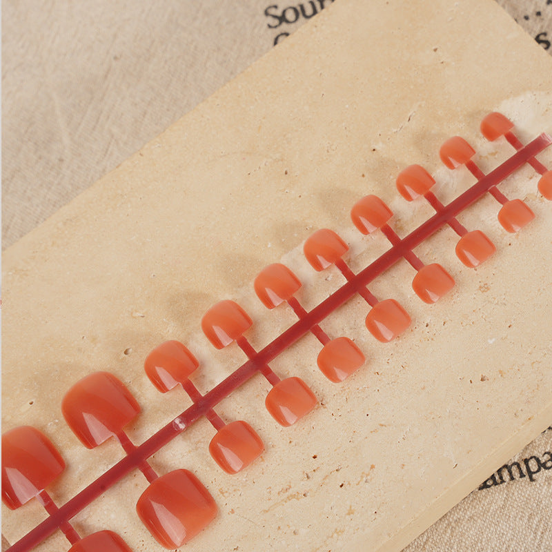 Durable Press-On Toenail Set