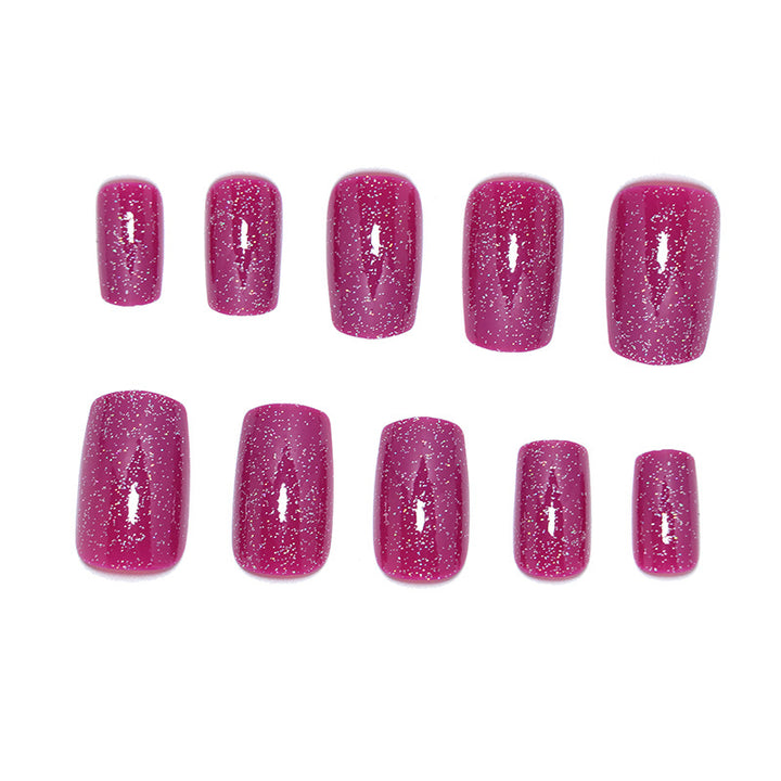 Glamorous Glittery Press-On Nail Set Kalsten