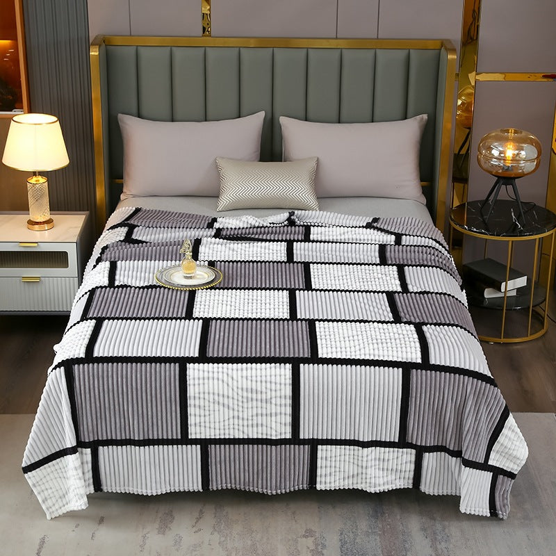 Decorative Fleece Throw Blanket