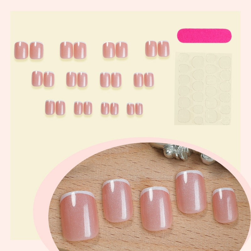Artificial nail set with delicate rose finish Kalsten