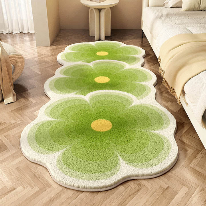 Soft Floral Area Rug