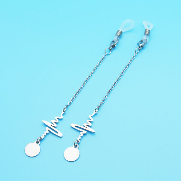 Stylish Heartbeat Design Dangle Earrings Kalsten