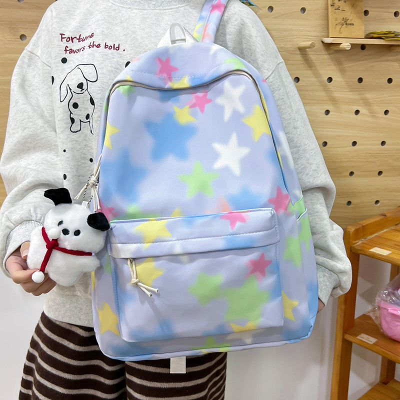 Colorful Star Print Backpack Kalsten