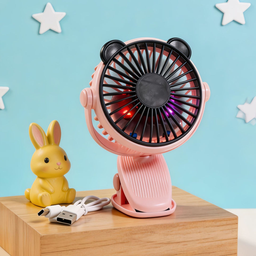 Ladies Portable Table Fan with Cute Design and USB Connection Kalsten
