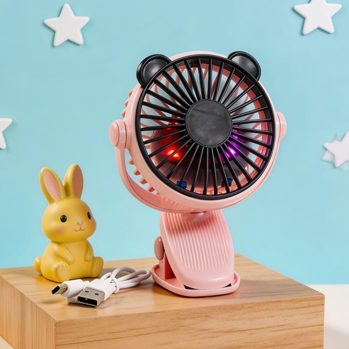 Ladies Portable Table Fan with Cute Design and USB Connection Kalsten