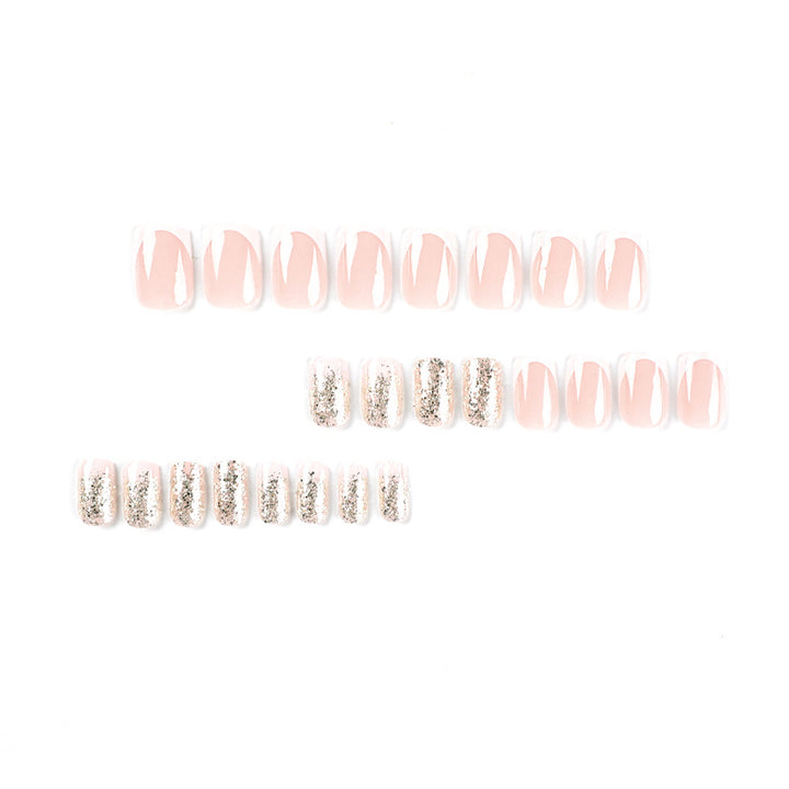 Sparkling nail art with glitter accents Kalsten