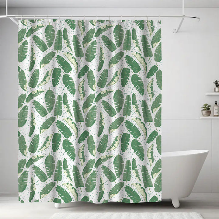 Leaf Print Shower Curtain Kalsten