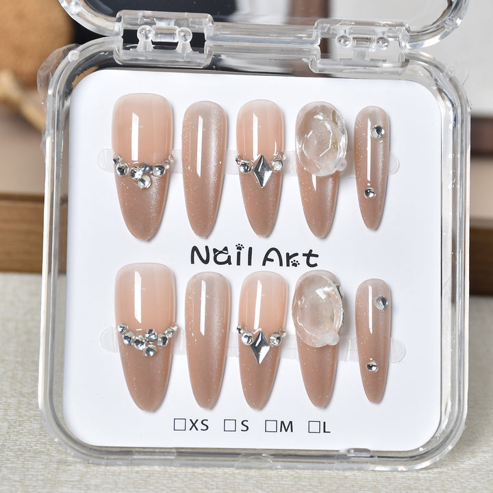 Premium Glamorous Press-On Nail Extensions Kalsten