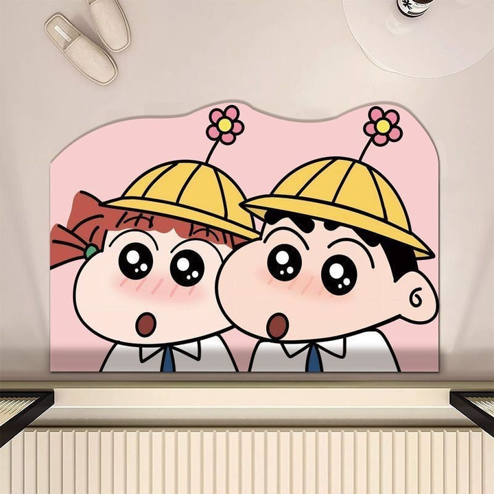 Playful Cartoon-Themed Floor Mat Kalsten