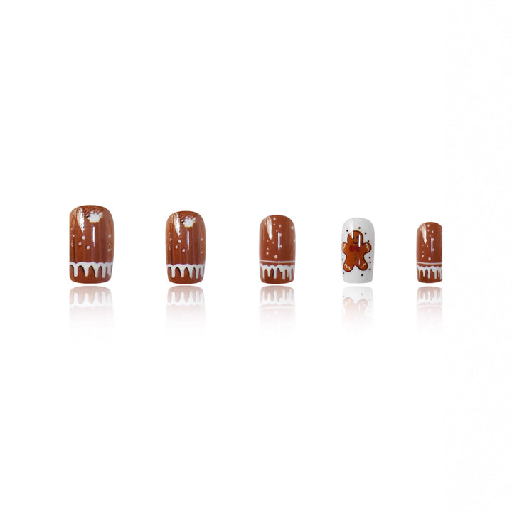 Decorative Glittery Star-Accented Press-On Nail Set Kalsten
