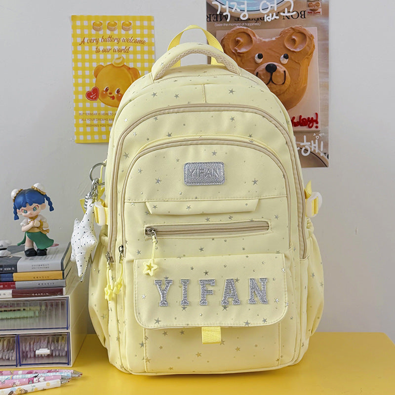 Fun Star-Embellished School Backpack Kalsten