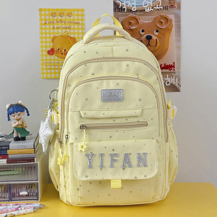 Fun Star-Embellished School Backpack Kalsten