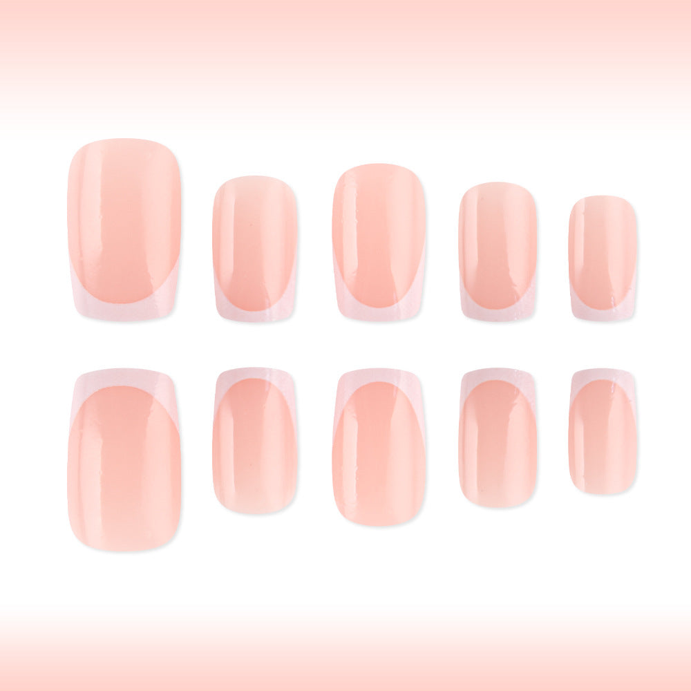 Elegant French Tip Press-On Nails Kalsten