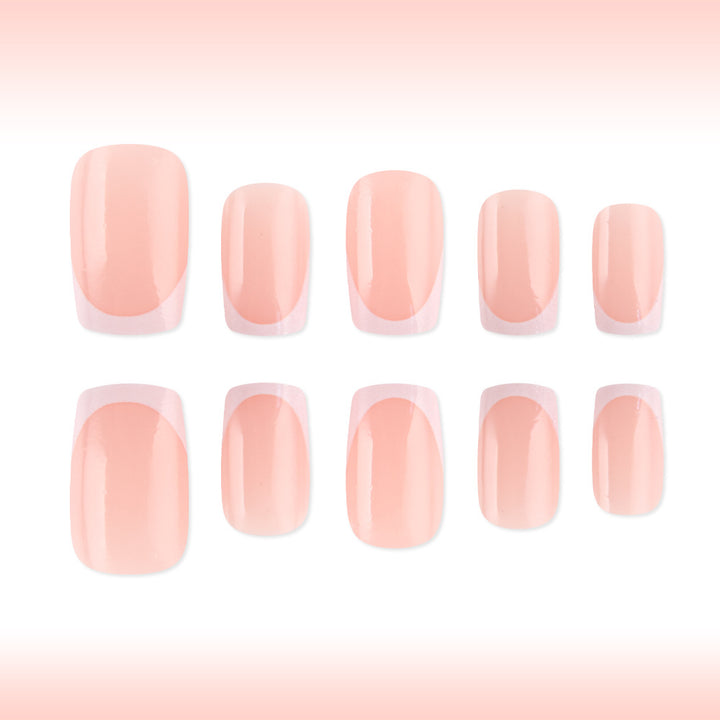 Elegant French Tip Press-On Nails Kalsten