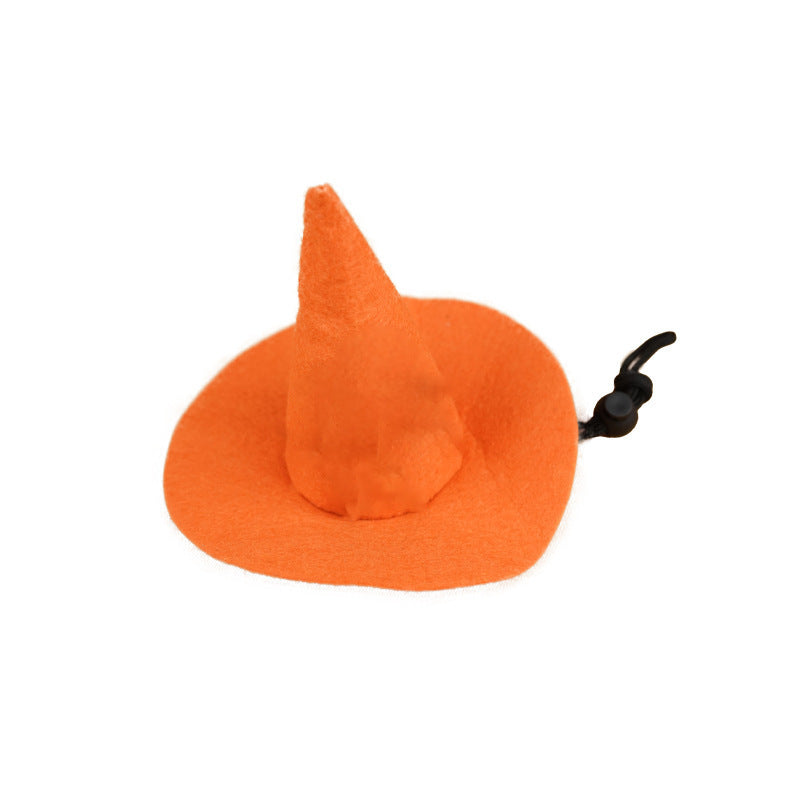 Halloween hood with bat appliqué