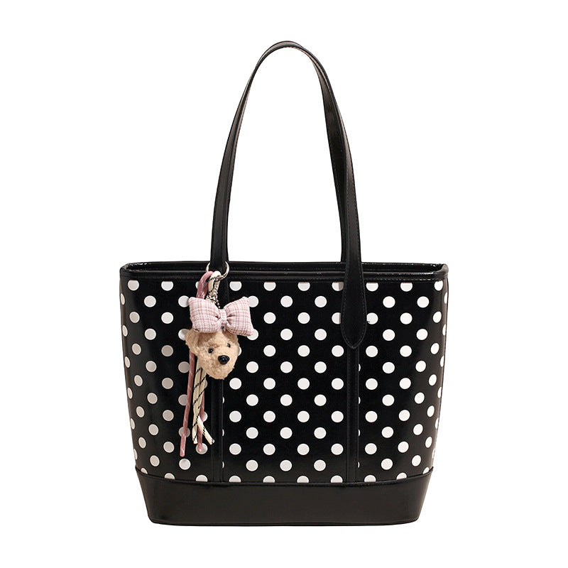 Polka Dot Print Casual Tote Kalsten