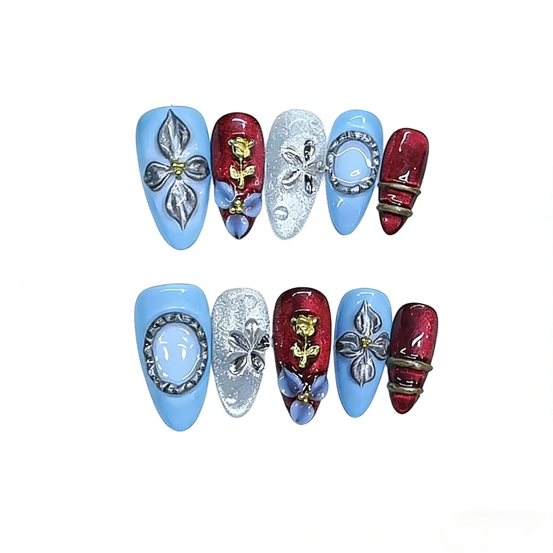 Artisanal Press-On Nail Set Kalsten