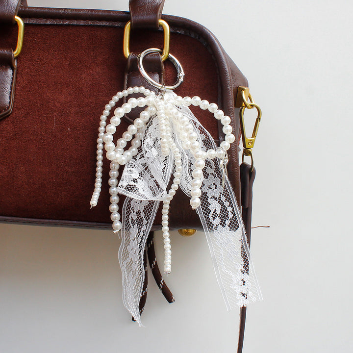 Lace and Bead Keychain Kalsten