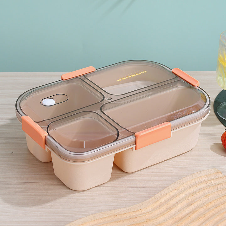 Multi-Sectional Food Storage Container with Airtight Seal