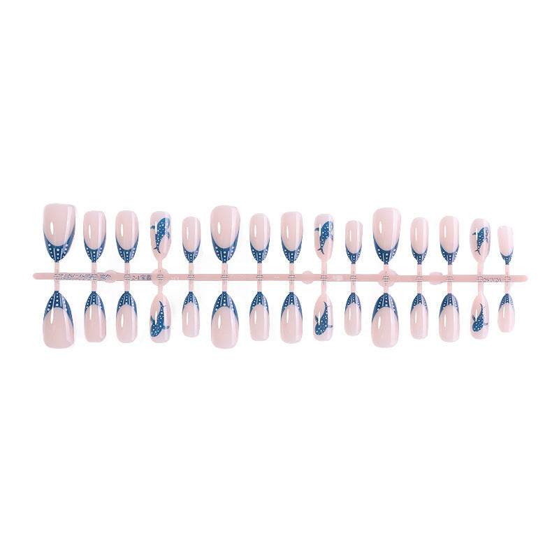 Creative Acrylic Nail Set with Stylish Design Accents Kalsten