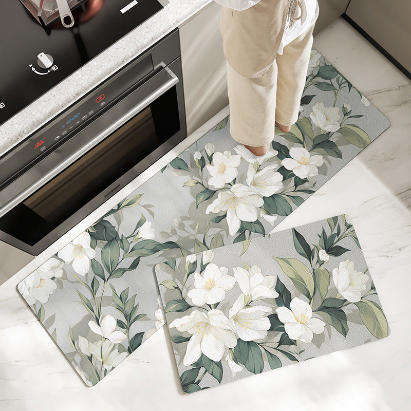 Floral Pattern Comfort Mat