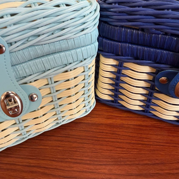 Vintage Picnic Storage Basket Kalsten