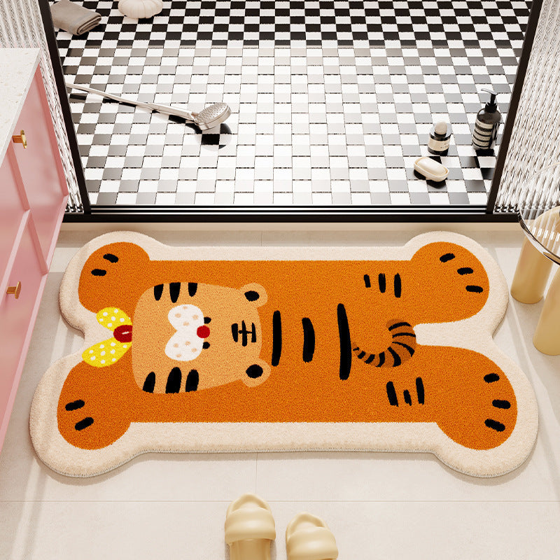 Cartoon Plush Bath Mat