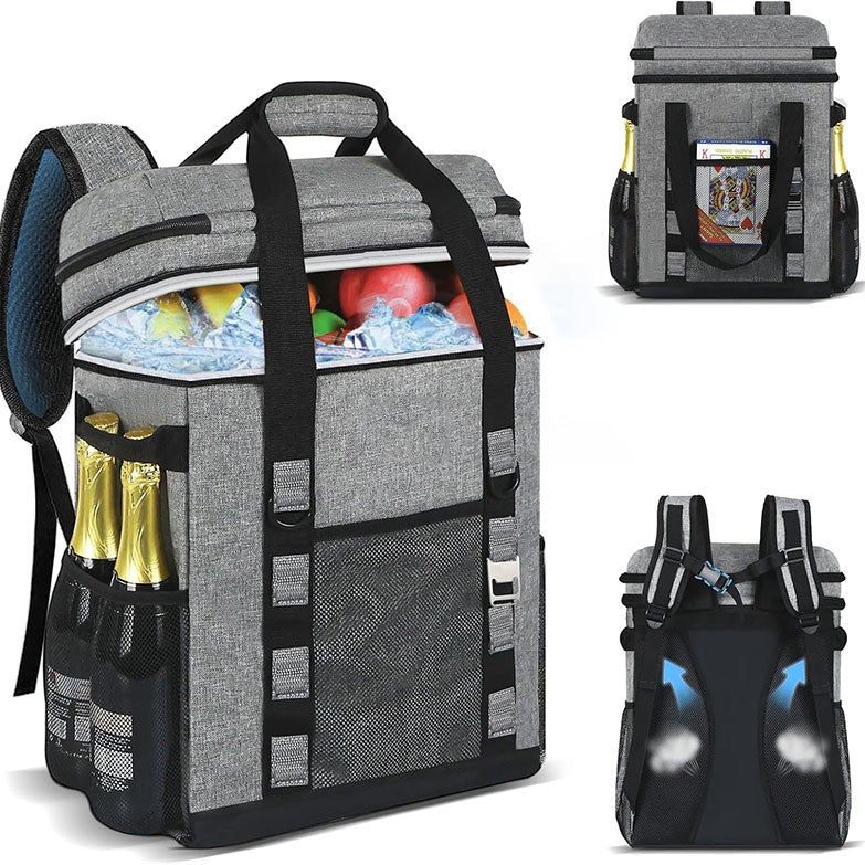 Unisex nan insulated cooler backpack with large capacity, bottle holders and breathable back cushion Kalsten