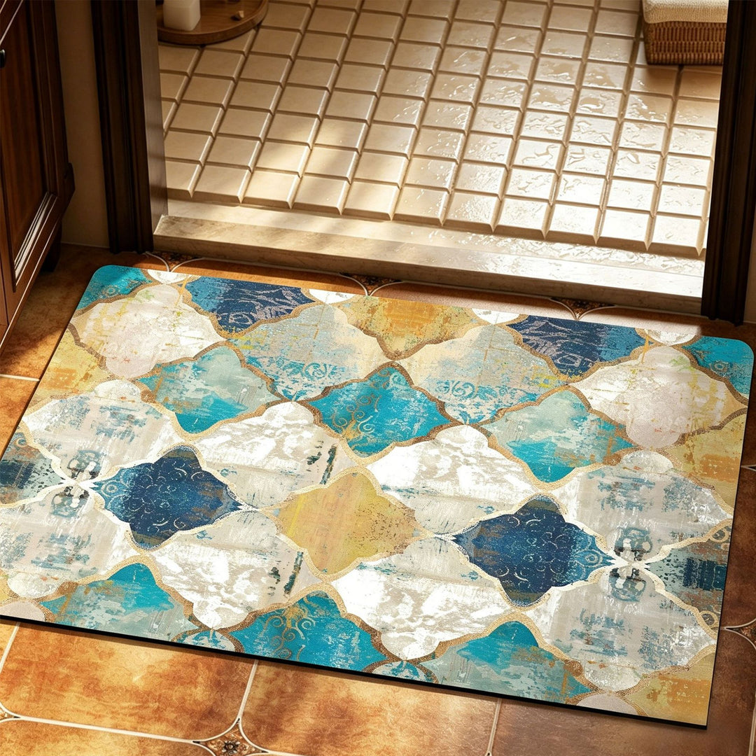 Decorative Bathroom Mat Kalsten