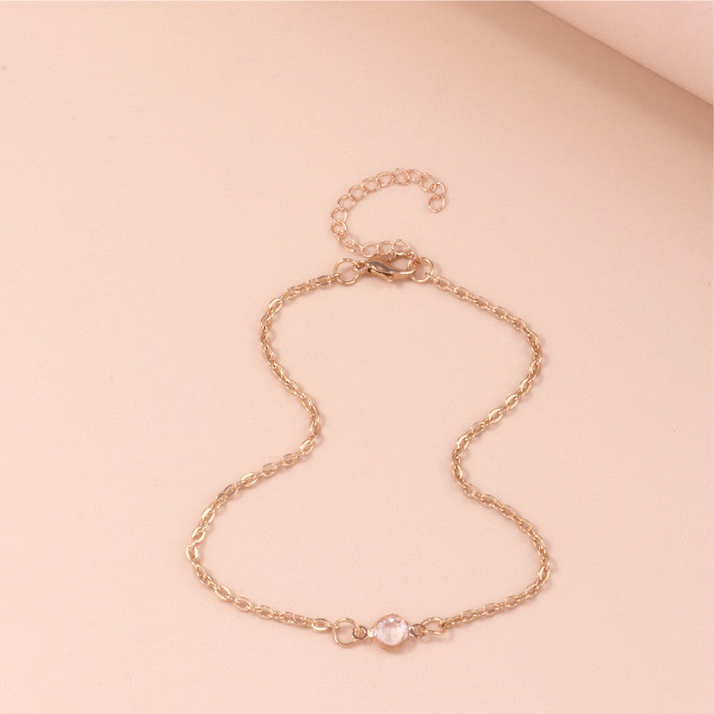 Elegant Minimalist Chain Anklet Kalsten