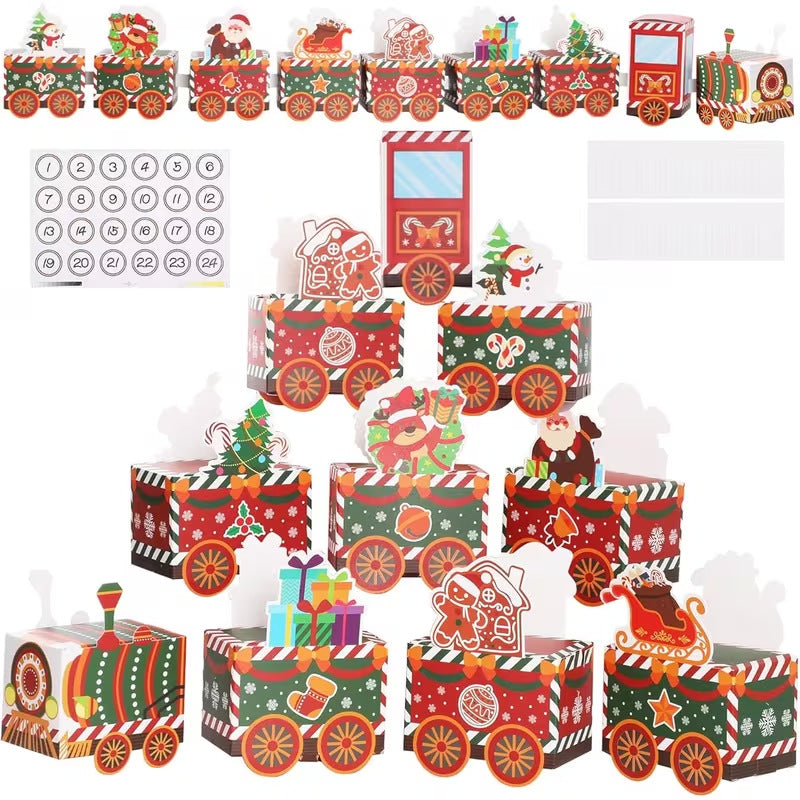 Christmas decorative train
