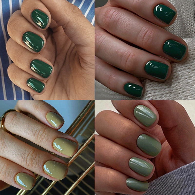 Elegant Press-On Nail Set with Natural Gloss Finish Kalsten