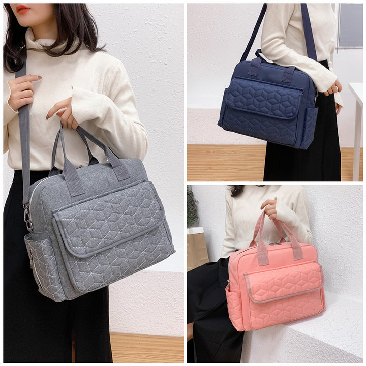Multifunctional Quilted Laptop Tote Kalsten