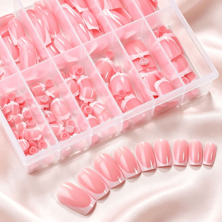 Premium French Tip Press-On Nail Tips Collection Kalsten