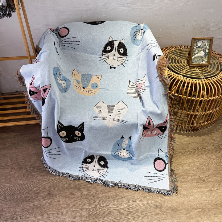 Cute Animal-Themed Decorative Tapestry
