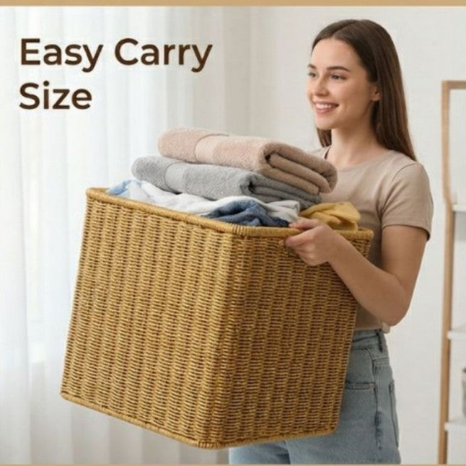 Rectangular Woven Storage Box Kalsten