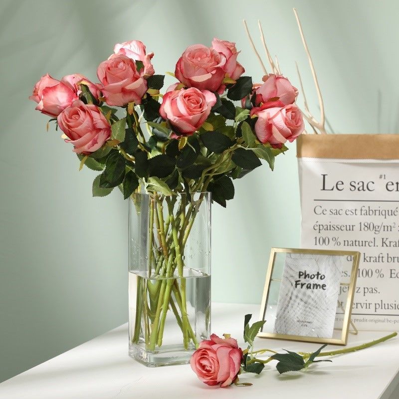 Lifelike Rose Floral Arrangement