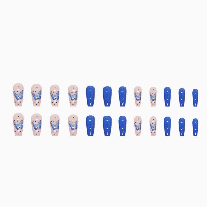 Artistic Butterfly Nail Enhancements Kalsten