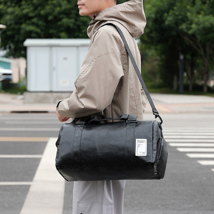 Premium Leather Travel Duffel Bag Kalsten