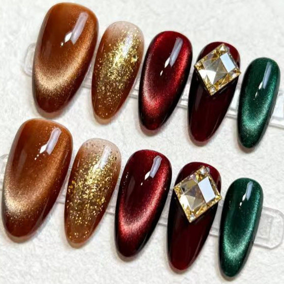 Glamorous Artificial Nails Set Kalsten