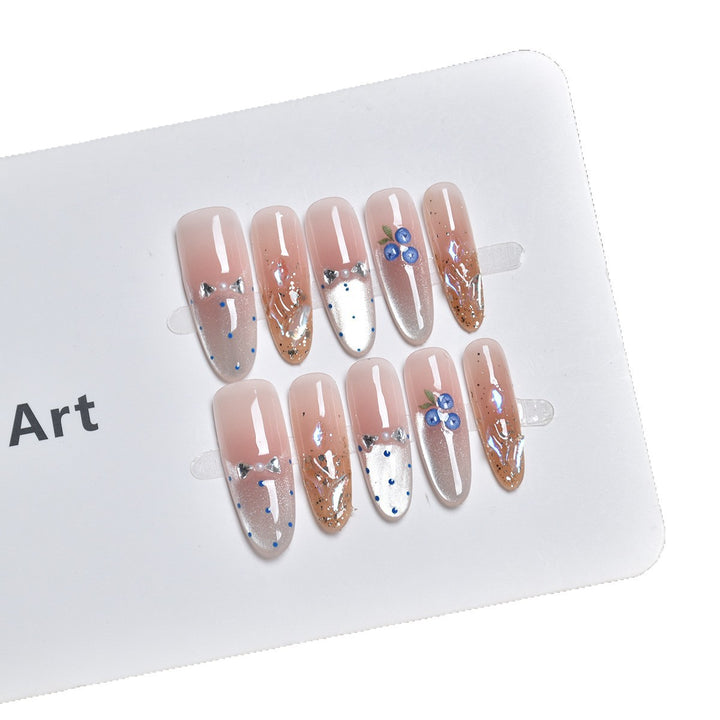 Decorative Glimmering Press-On Nail Art Set Kalsten