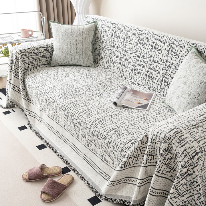 Textured Sofa Throw Blanket