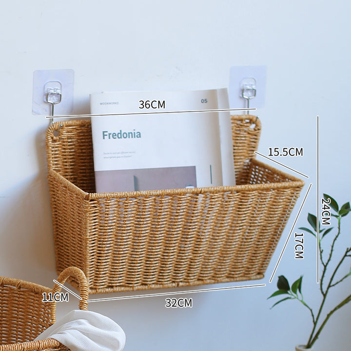 Unisex storage basket with rounded edges and practical handles Kalsten